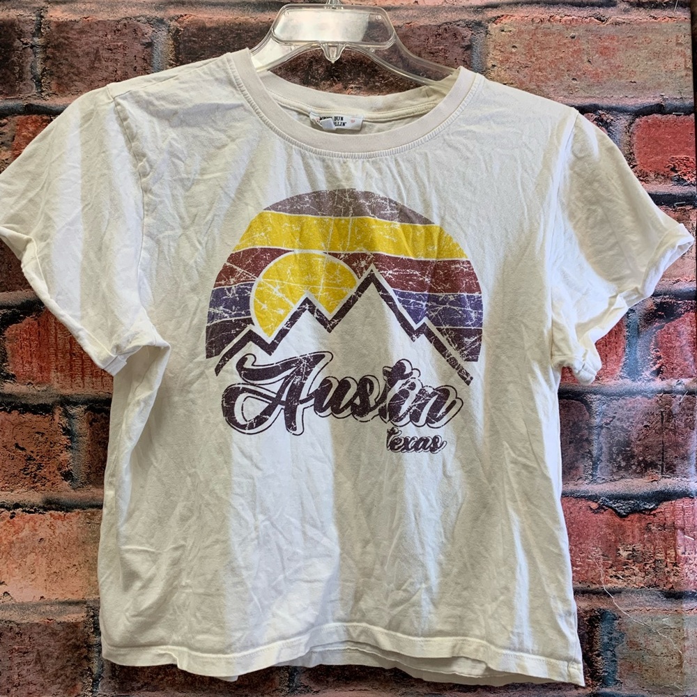 Austin Texas Tee Size Large L Cropped
